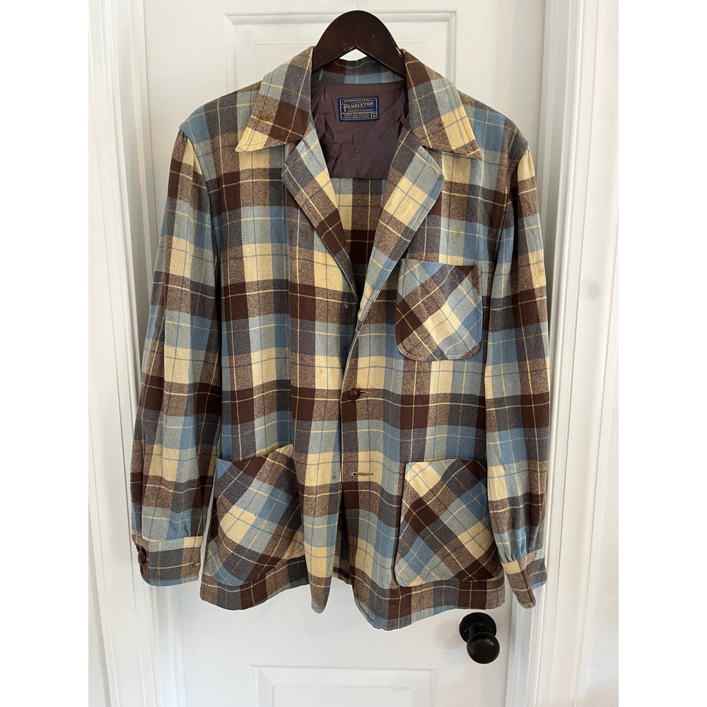 Vintage Pendleton Wool Plaid  Jacket